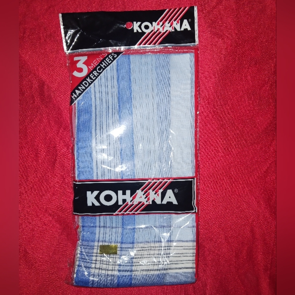 NEW Kohana 3 Men handkerchiefs - Picture 3 of 4